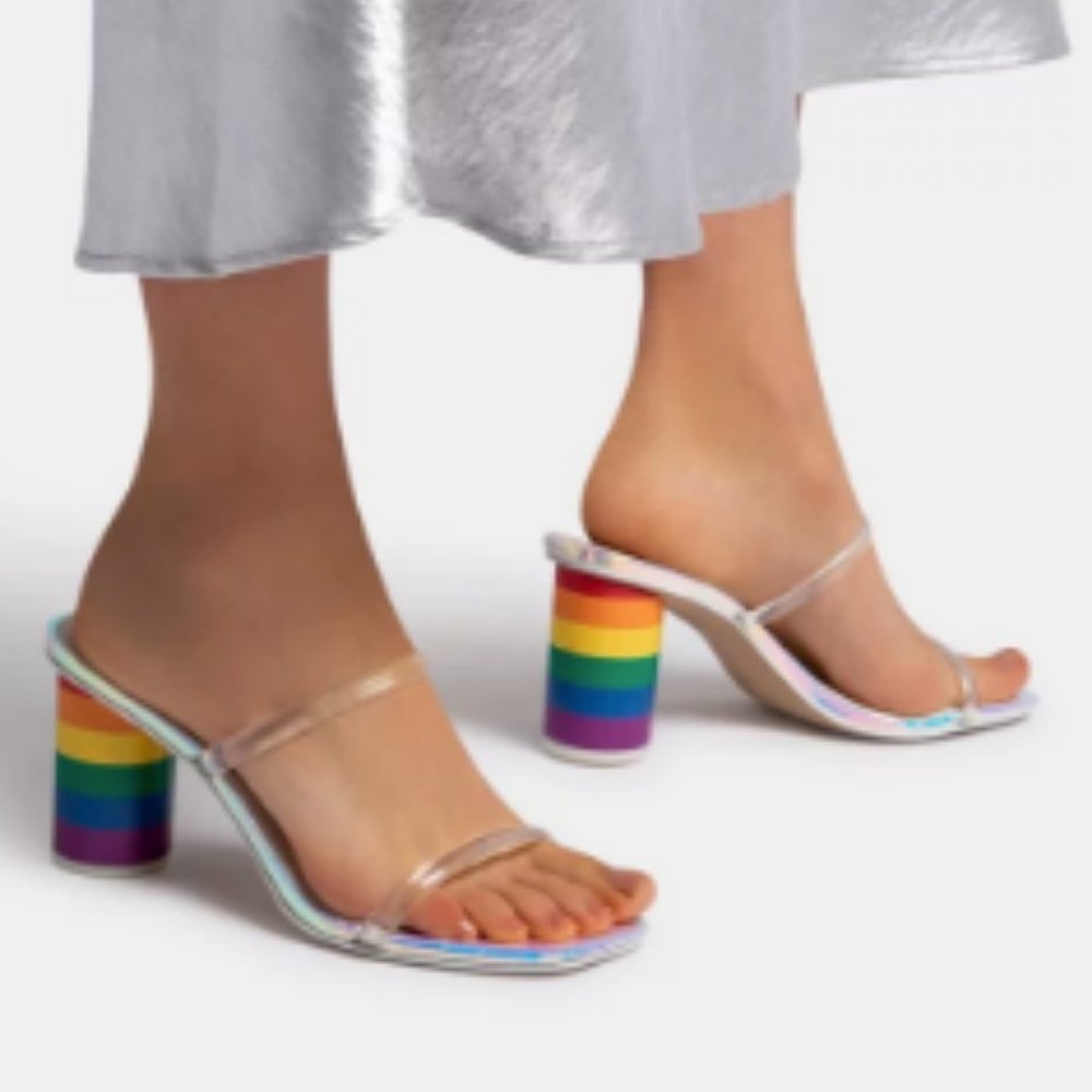 Dolce Vita Rainbow Noles Heels - Picture 2 of 15